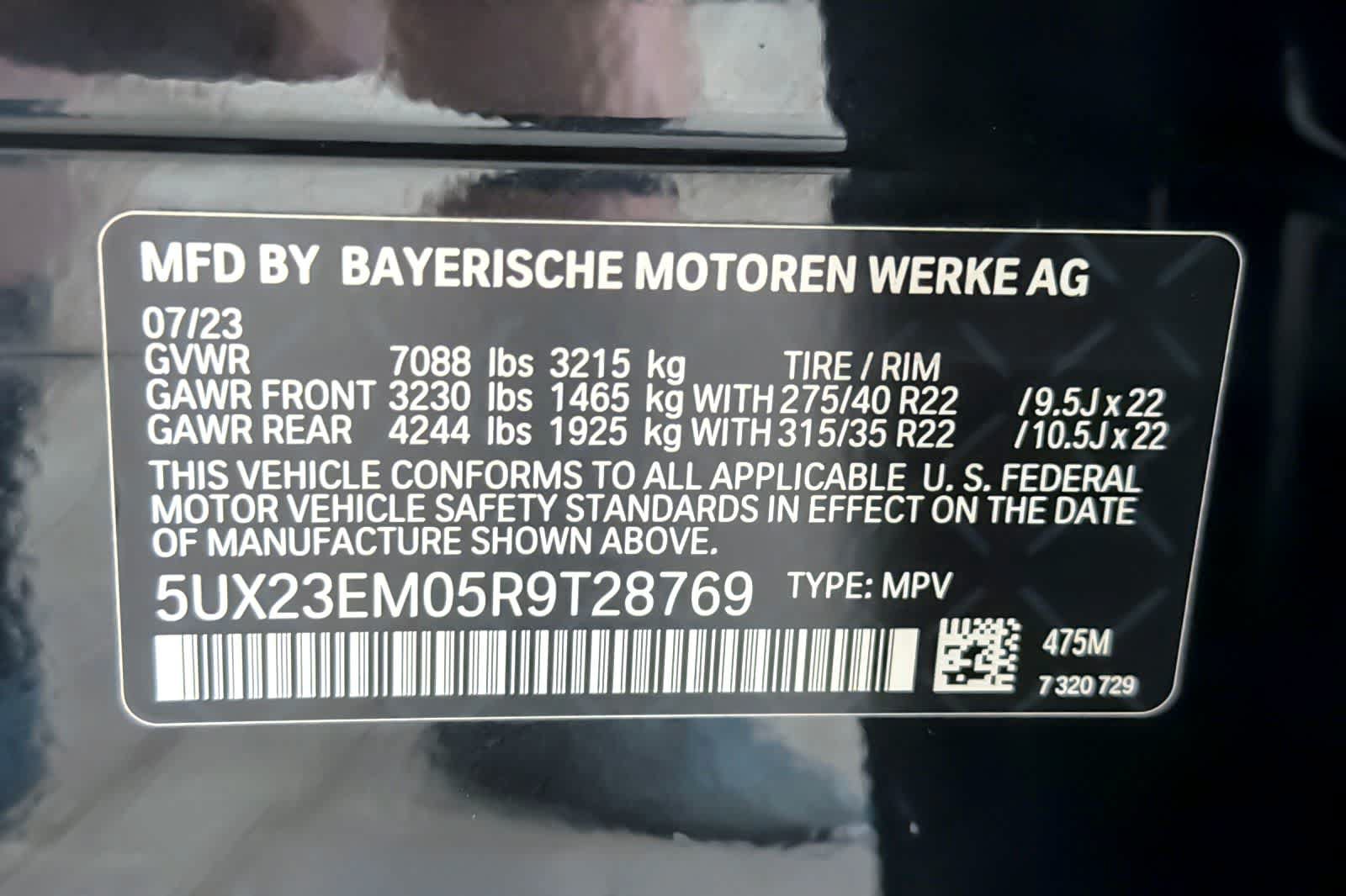 Used 2024 BMW X7 xDrive40i w/ M Sport Package AWD/4WD image 29