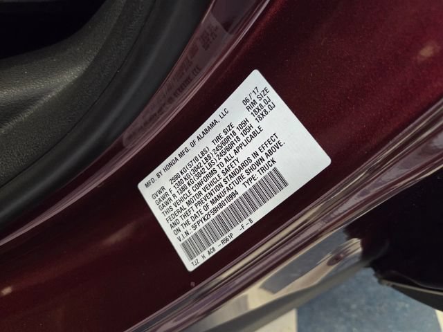 Used 2017 Honda Ridgeline RTL image 17