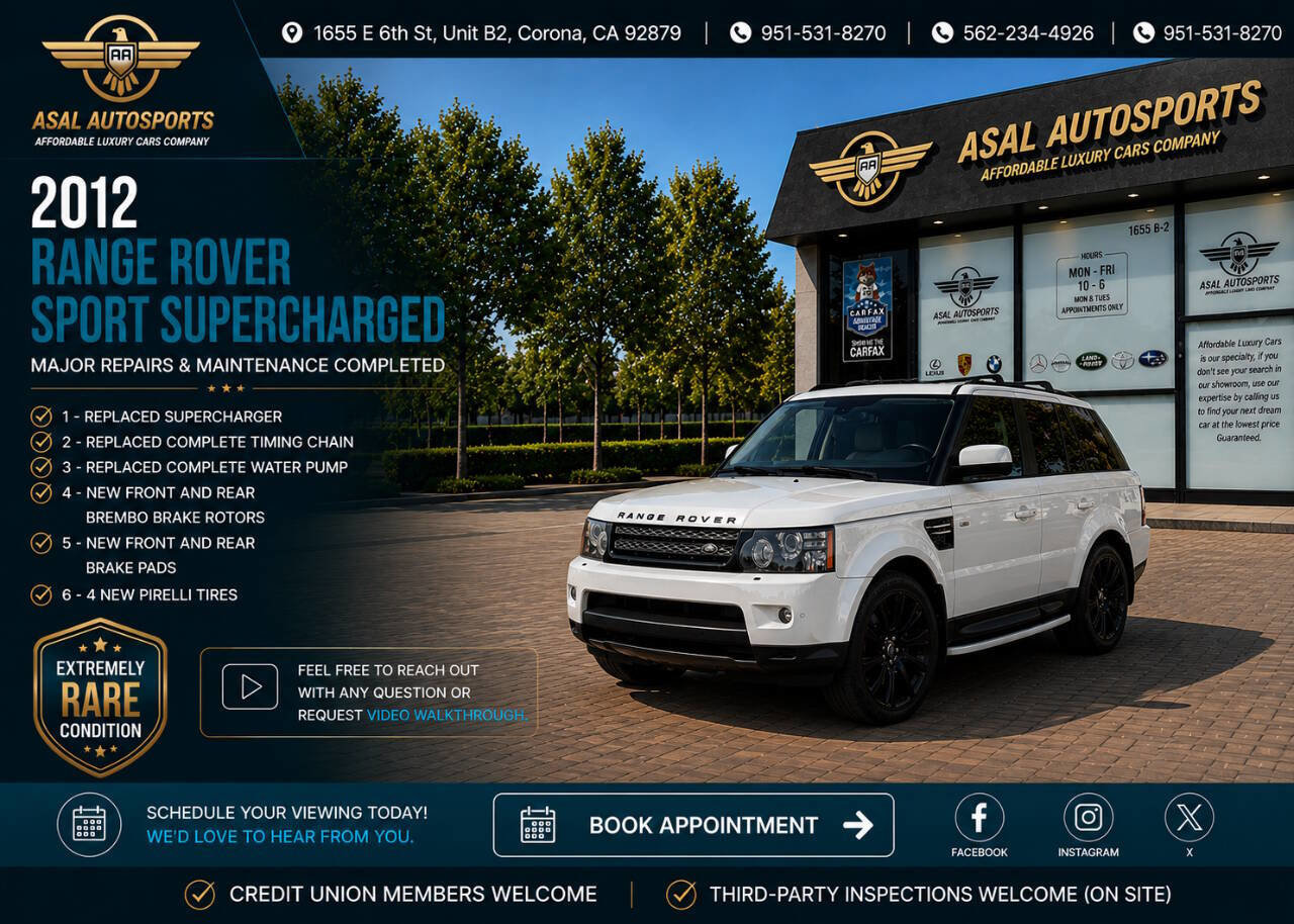 Used 2012 Land Rover Range Rover Sport Supercharged
