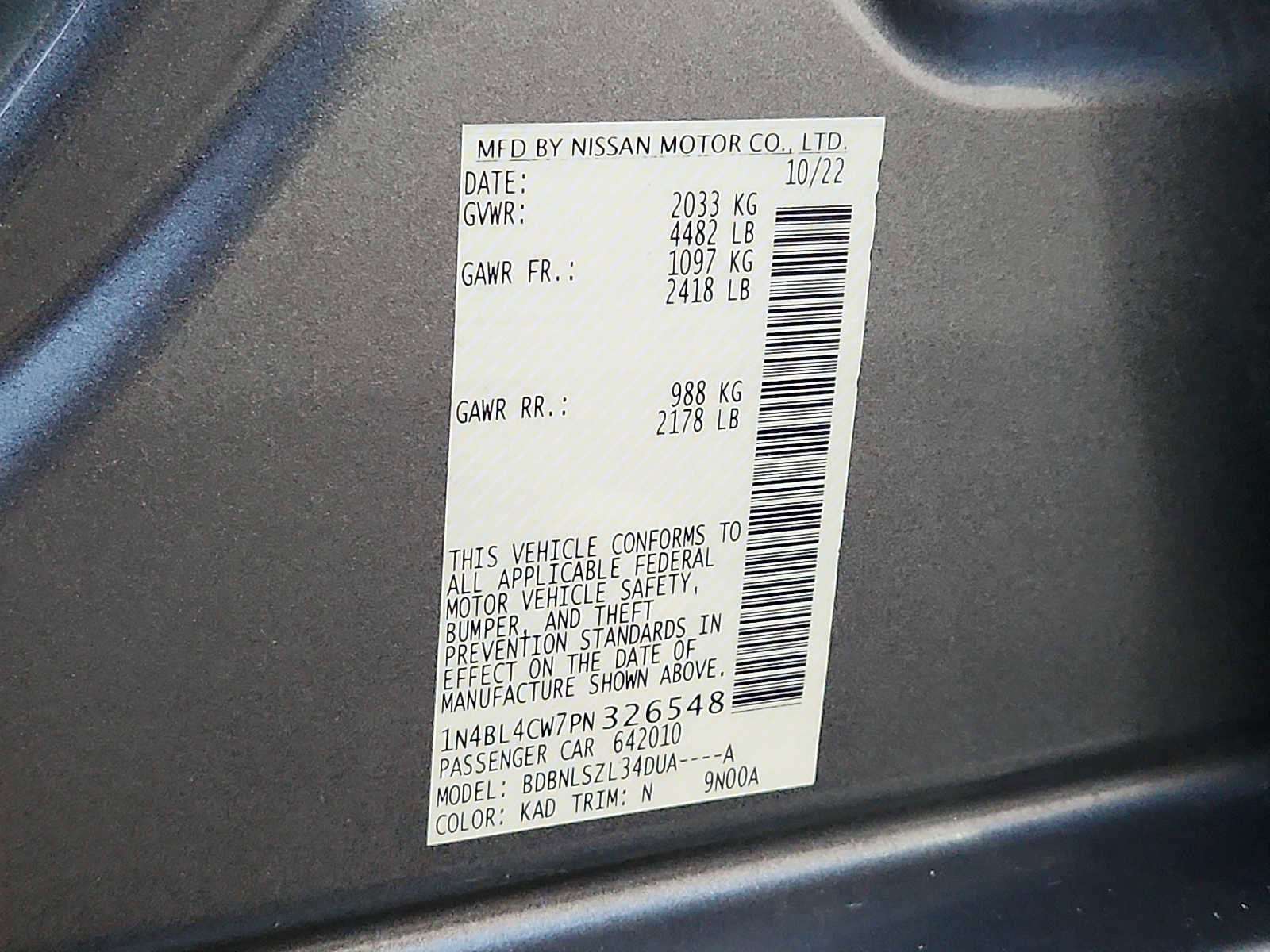 Used 2023 Nissan Altima 2.5 SR image 26