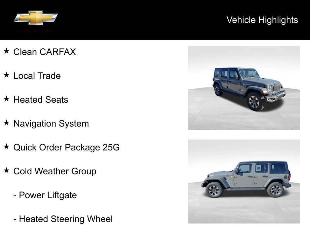 Used 2021 Jeep Wrangler Unlimited Sahara w/ Uconnect 4C Nav & Sound Group image 19