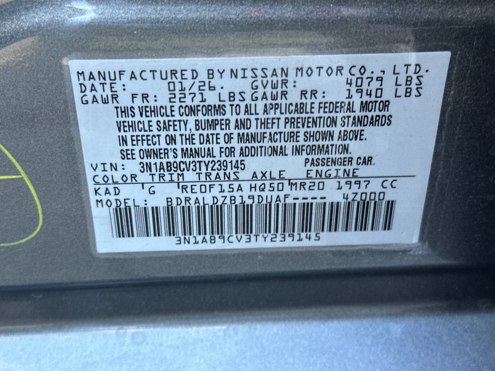 New 2026 Nissan Sentra SV w/ SV Convenience Package FWD image 26