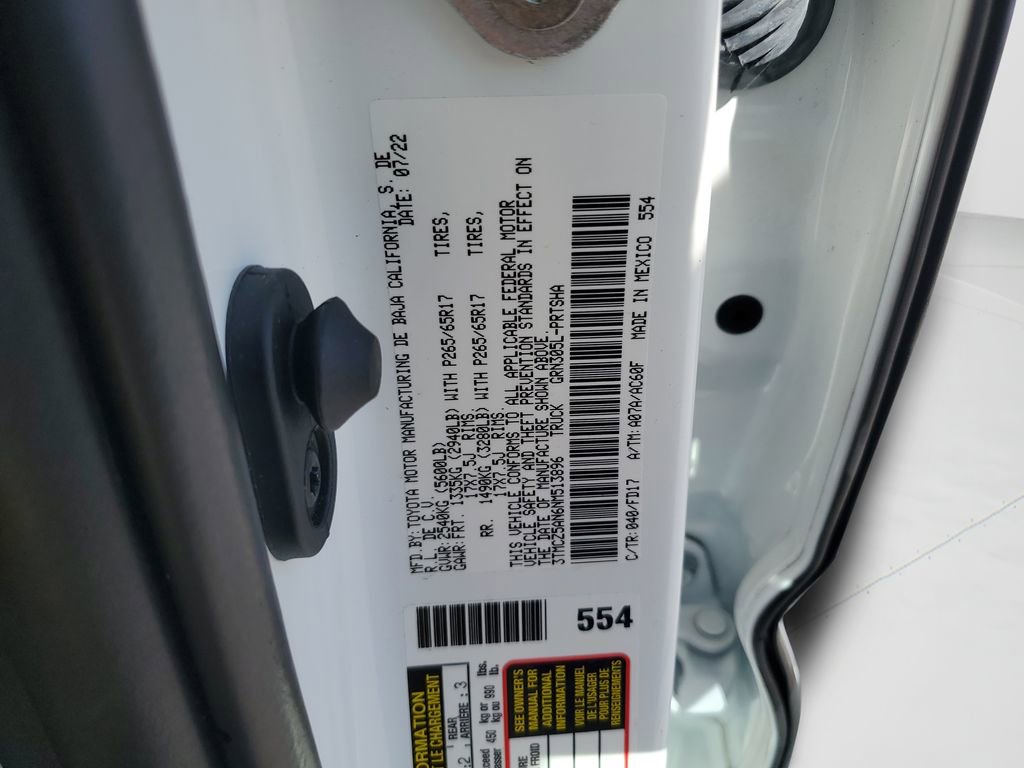 Certified 2022 Toyota Tacoma TRD Sport w/ Technology Package image 29