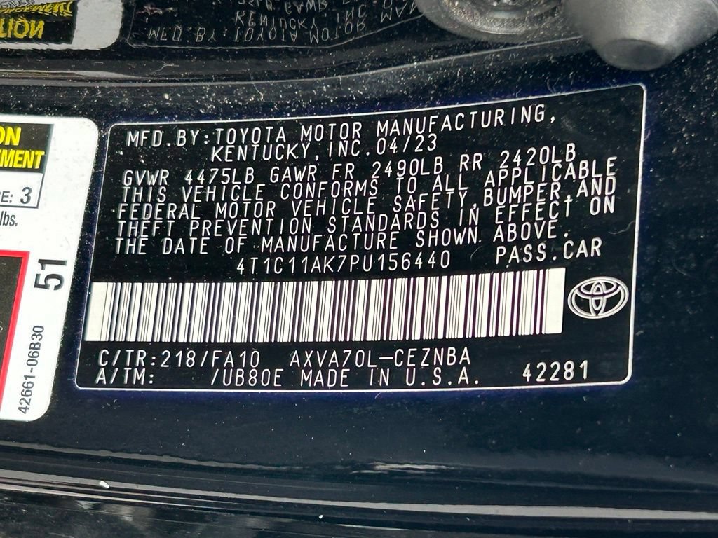Used 2023 Toyota Camry LE FWD image 46