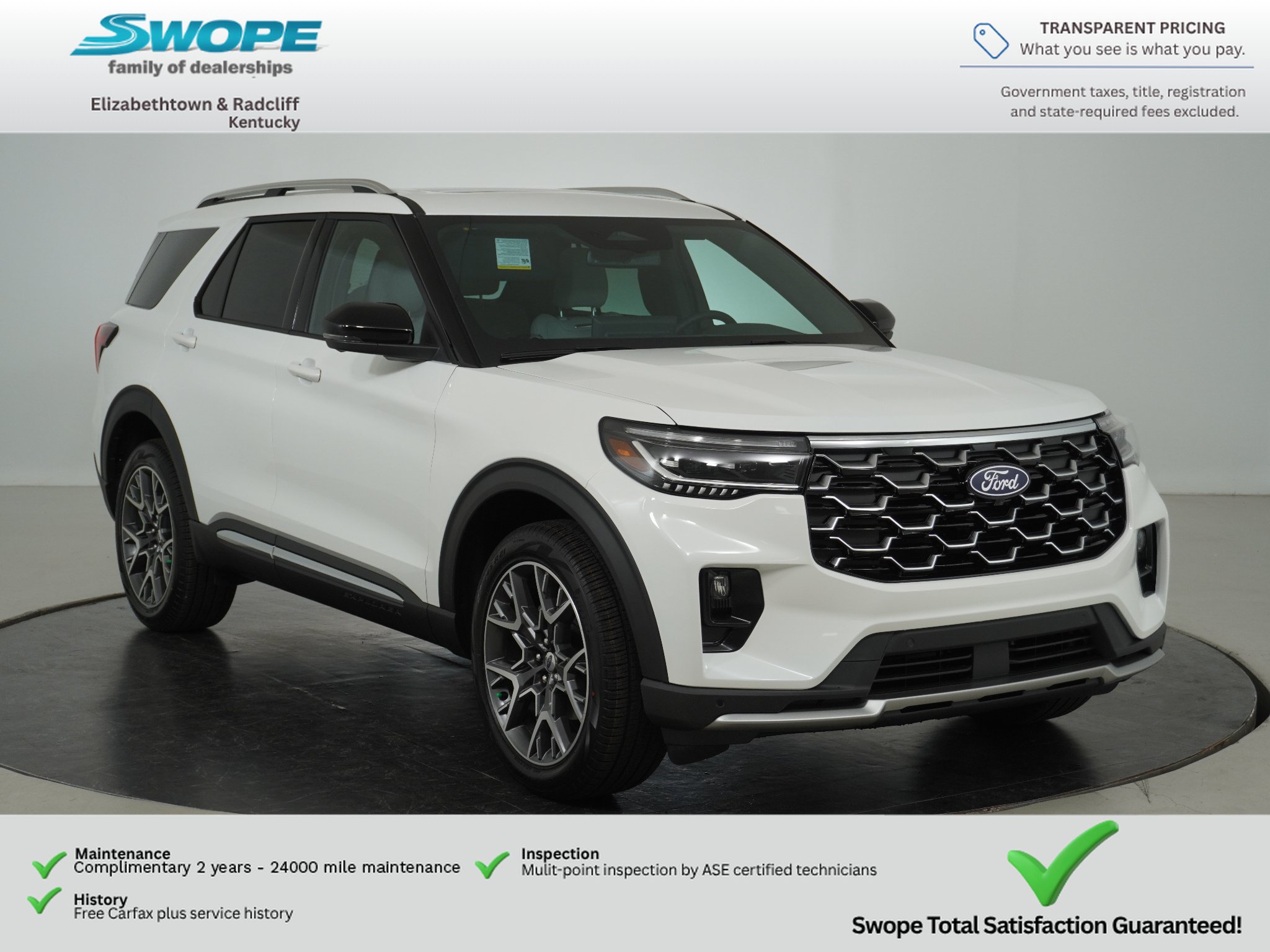 New 2027 Ford Explorer Platinum