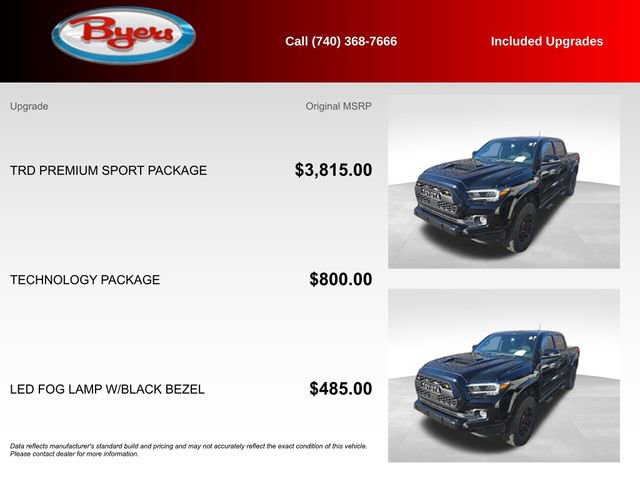 Used 2022 Toyota Tacoma TRD Sport w/ TRD Premium Sport Package image 5