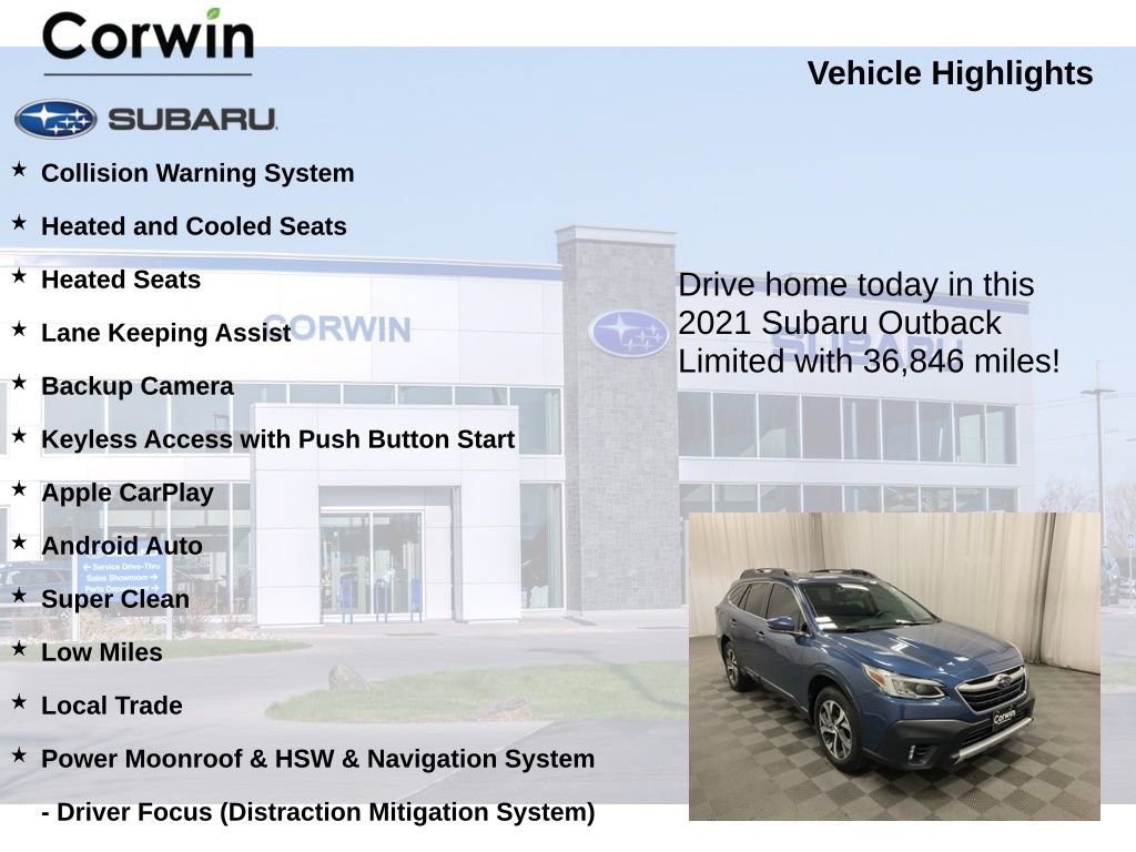 Used 2021 Subaru Outback Limited image 6