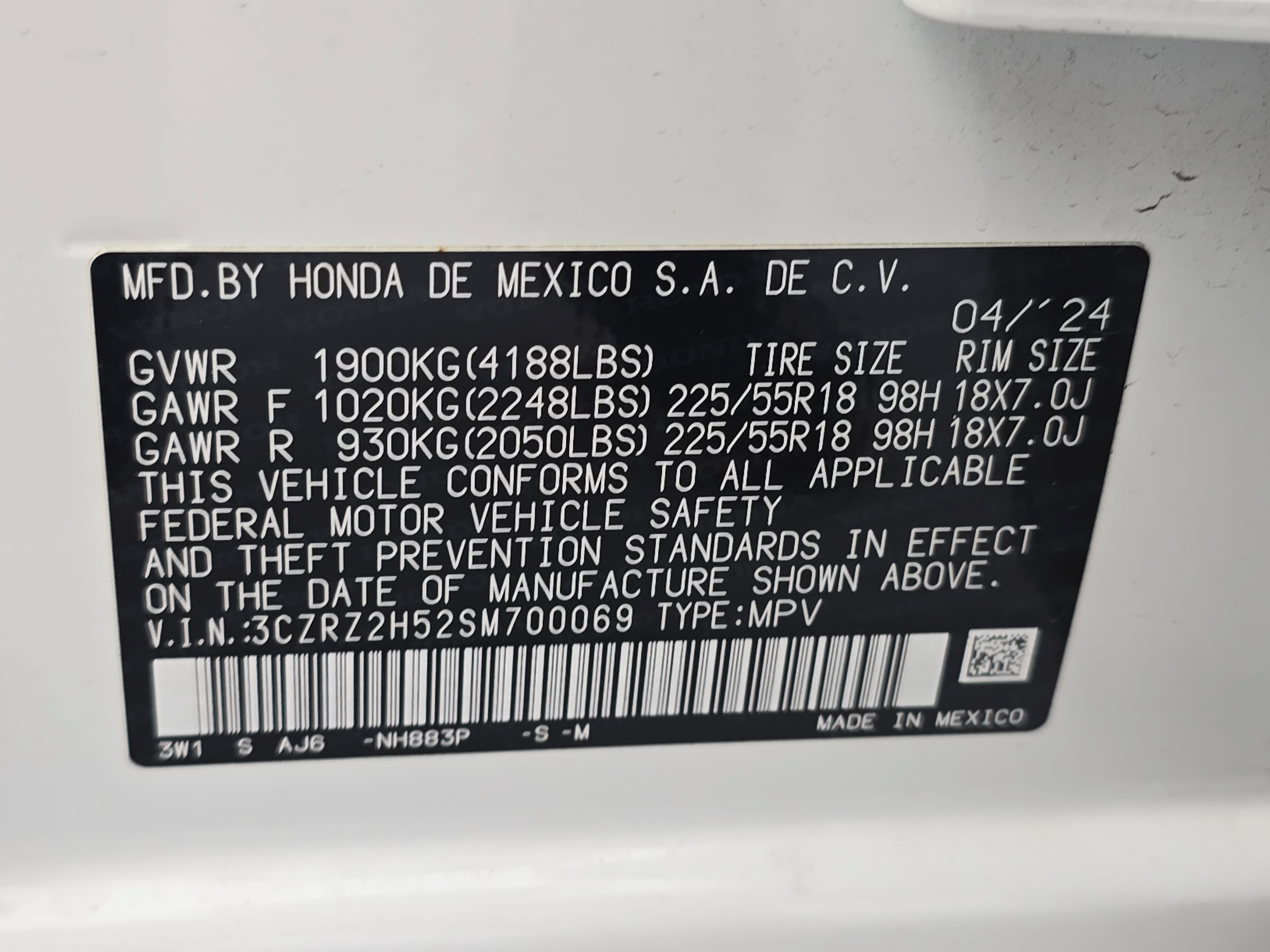 Used 2025 Honda HR-V Sport image 34