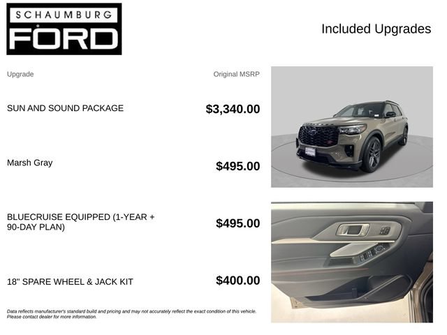 Used 2026 Ford Explorer ST w/ Sun And Sound Package AWD/4WD image 4