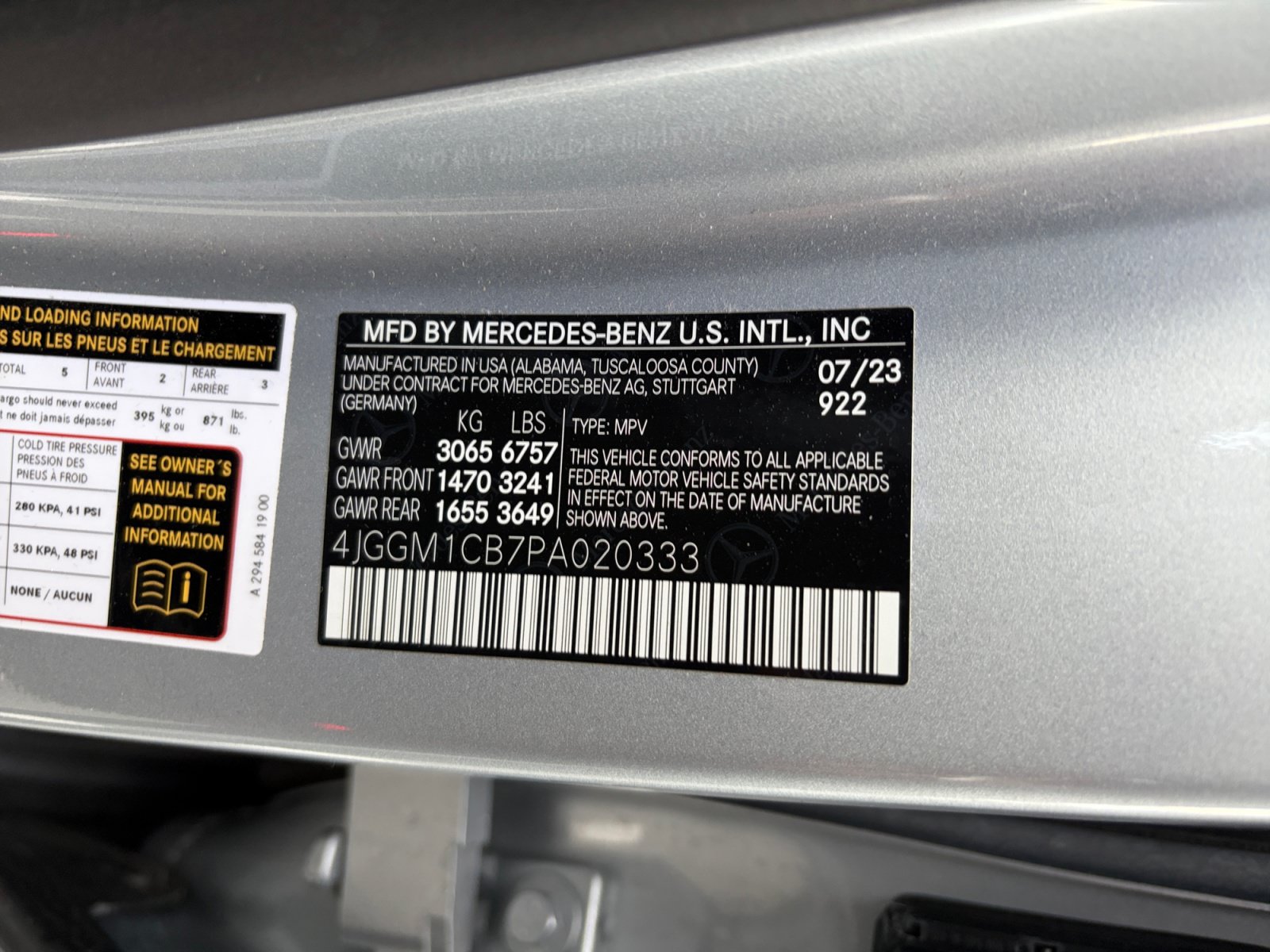Certified 2023 Mercedes-Benz EQE 350+ 4MATIC SUV image 25
