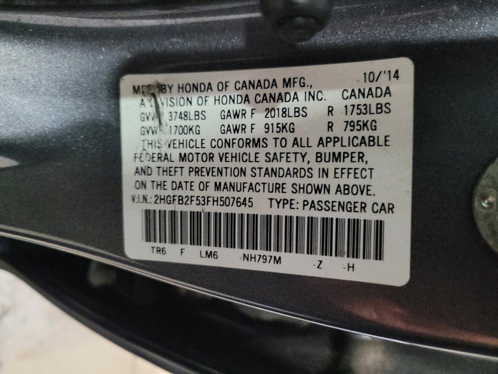 Used 2015 Honda Civic LX image 33