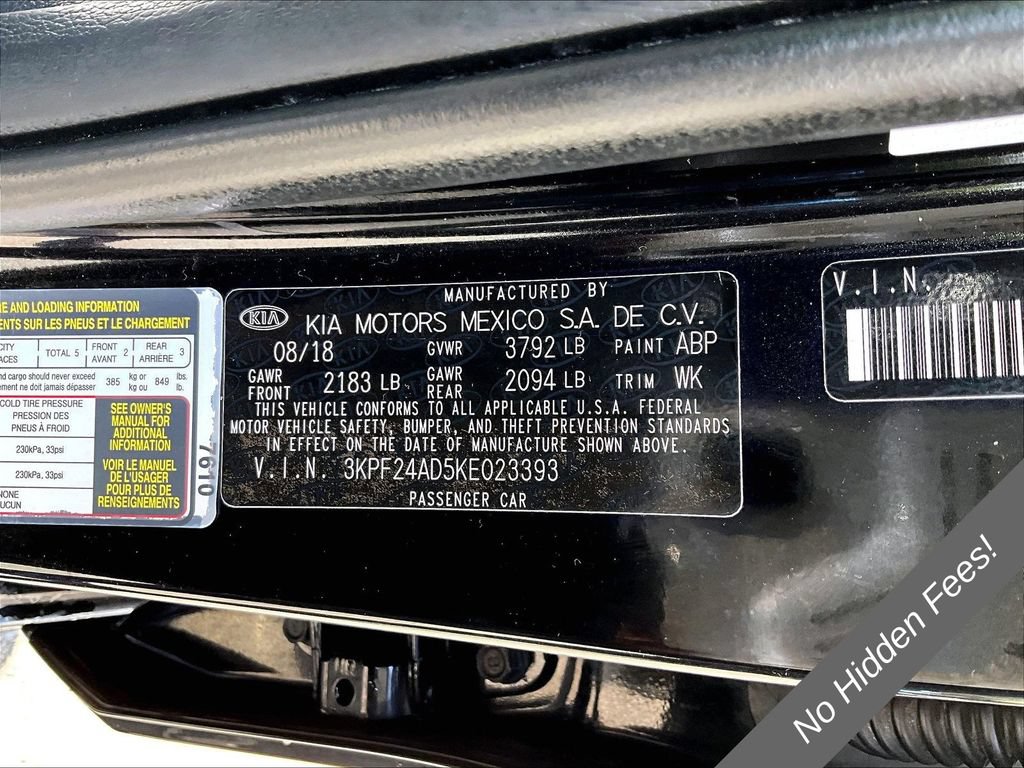 Used 2019 Kia Forte LXS FWD image 24