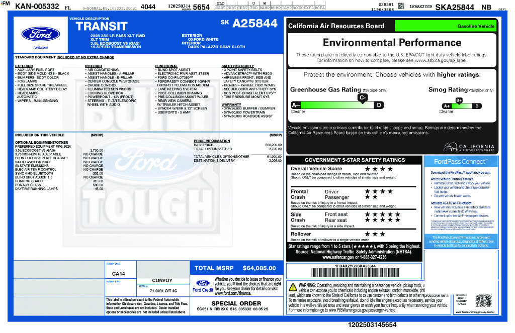 Used 2025 Ford Transit 350 XLT RWD image 32