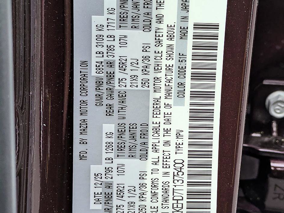 New 2026 MAZDA CX-90 3.3 Turbo w/ Premium Plus Pkg image 38