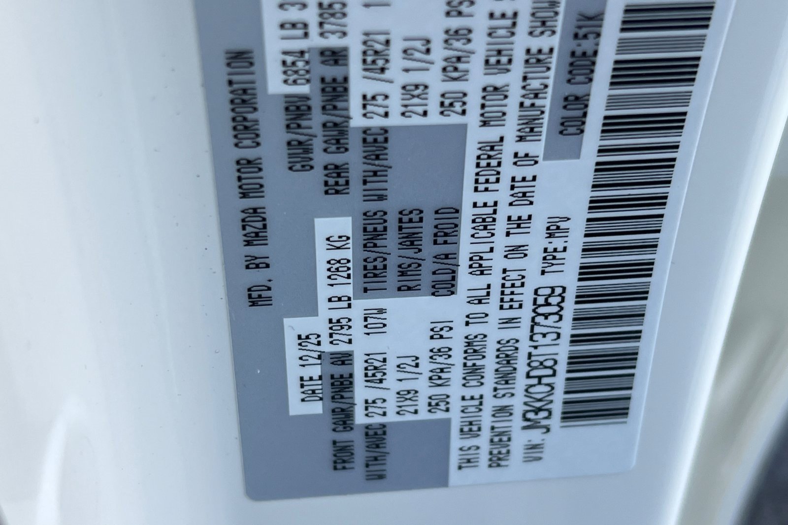 New 2026 MAZDA CX-90 3.3 Turbo w/ Premium Sport Pkg image 23