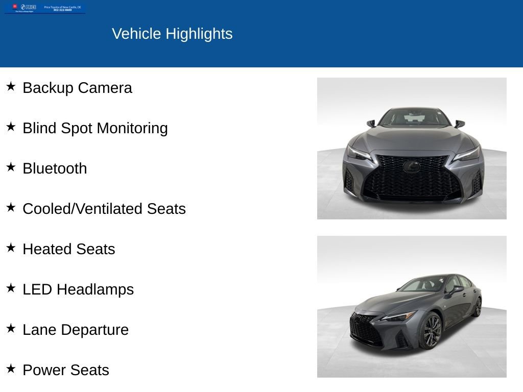 Used 2024 Lexus IS 350 F Sport image 2