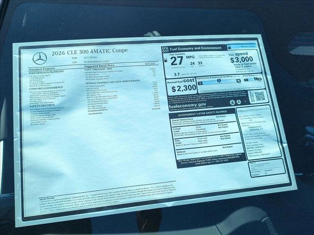 New 2026 Mercedes-Benz CLE 300 4MATIC Coupe image 18