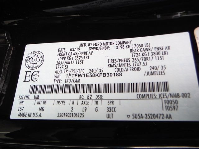 Used 2019 Ford F150 XLT w/ Trailer Tow Package AWD/4WD image 45