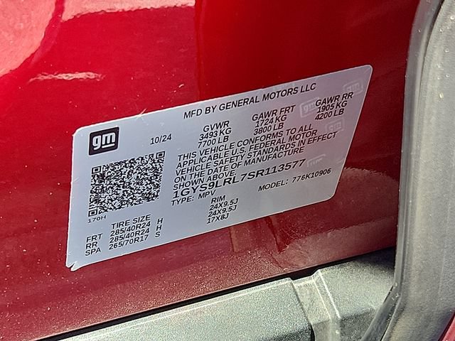 Certified 2025 Cadillac Escalade ESV Premium Luxury w/ Touring Package AWD/4WD image 28