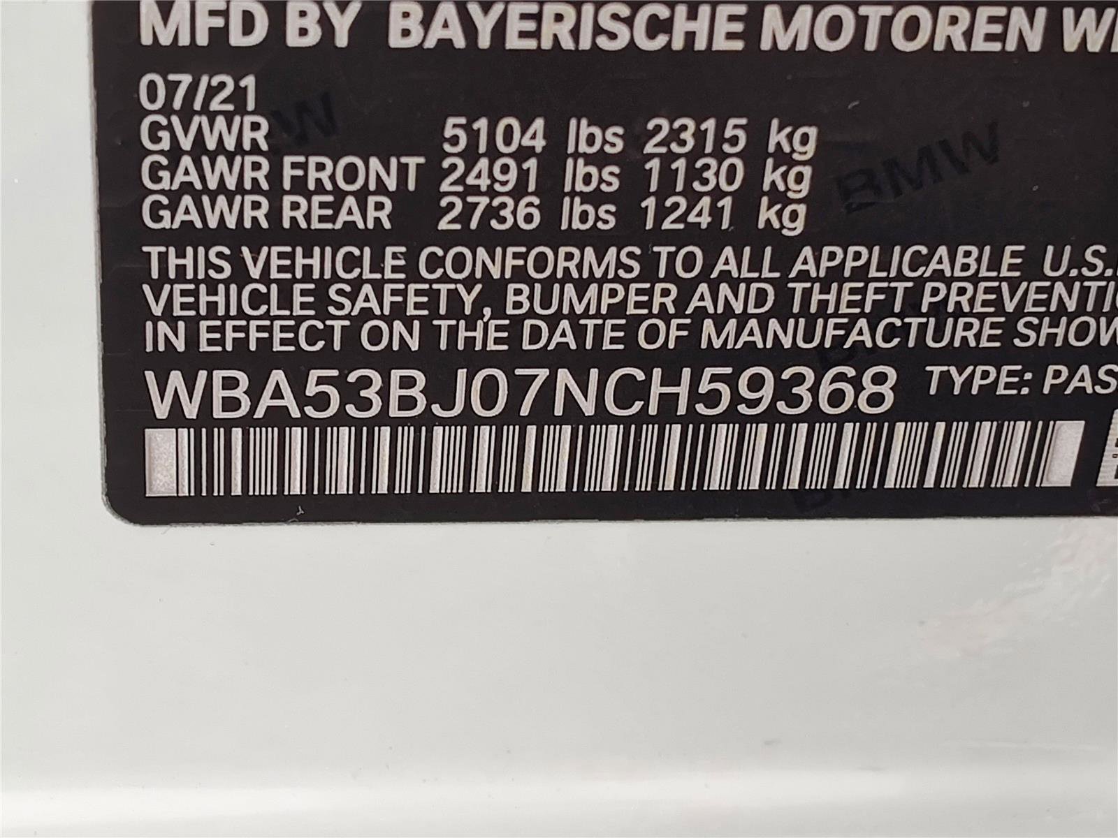 Used 2022 BMW 540i w/ Premium Package RWD image 12