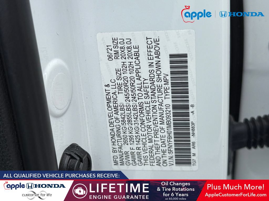 Used 2021 Honda Pilot Elite image 33