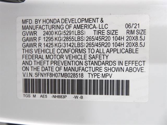 Used 2021 Honda Passport Elite image 24