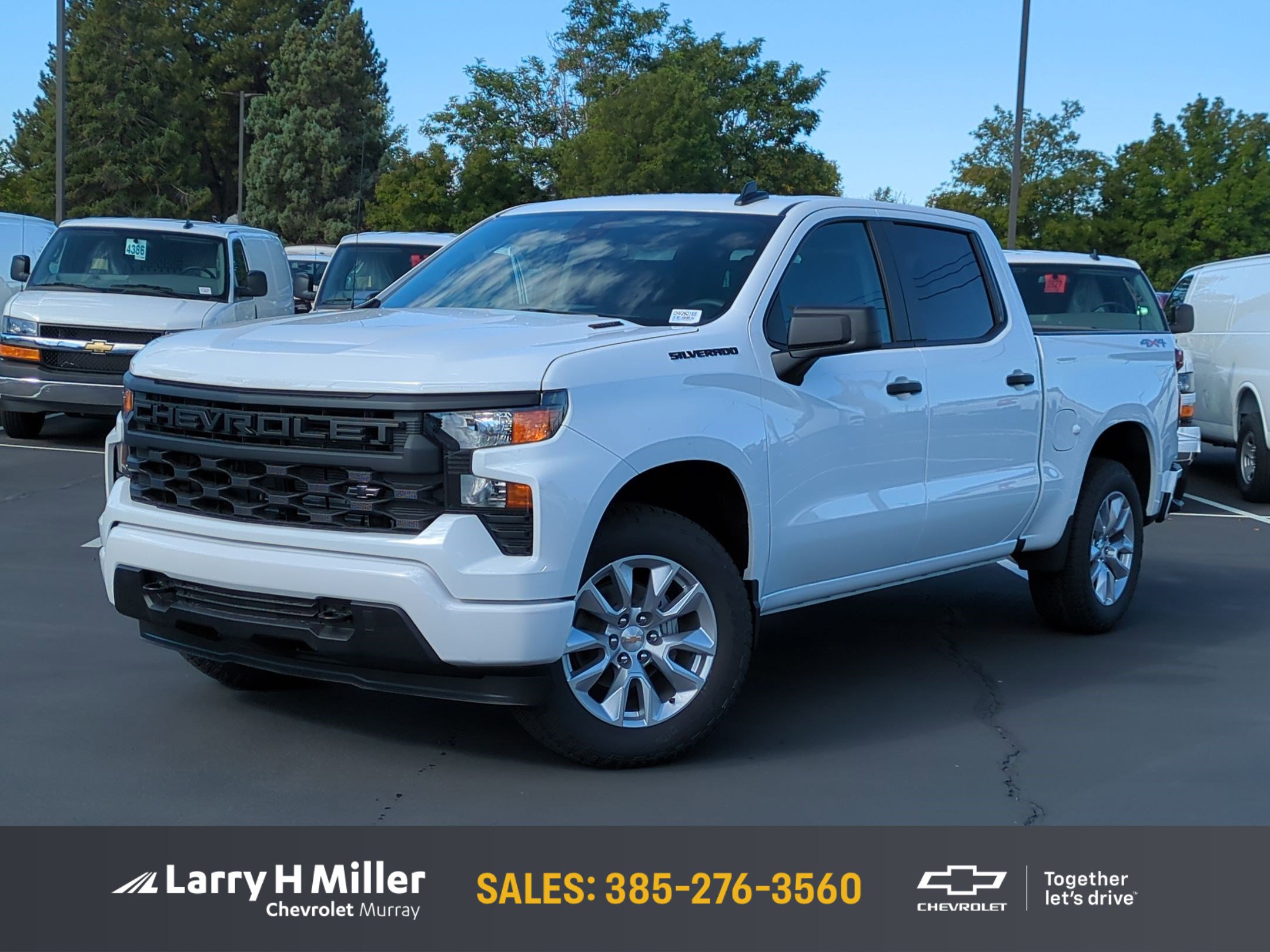 New 2026 Chevrolet Silverado 1500 Custom w/ LPO, Dark Essentials Package