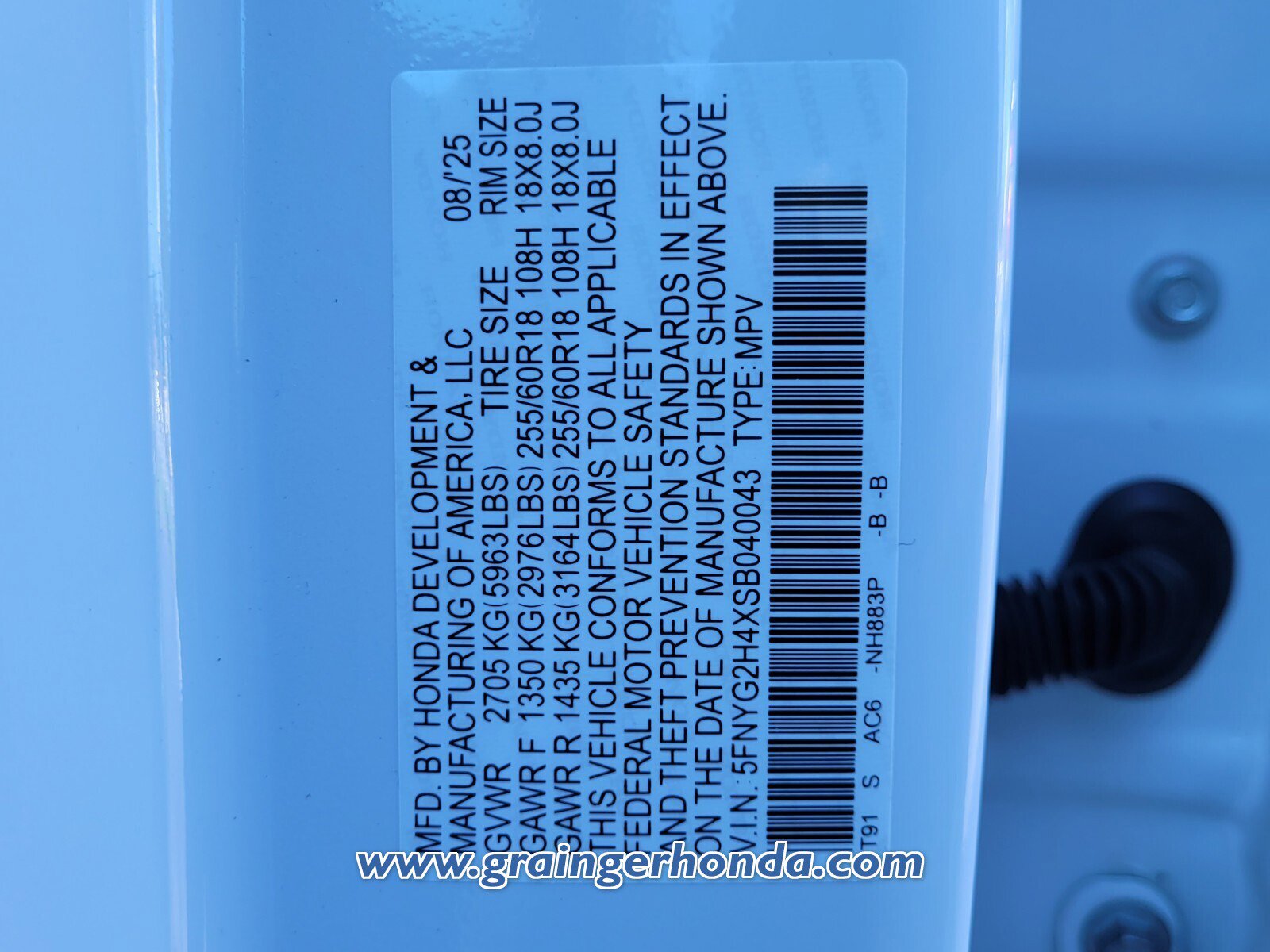 New 2025 Honda Pilot EX-L image 13