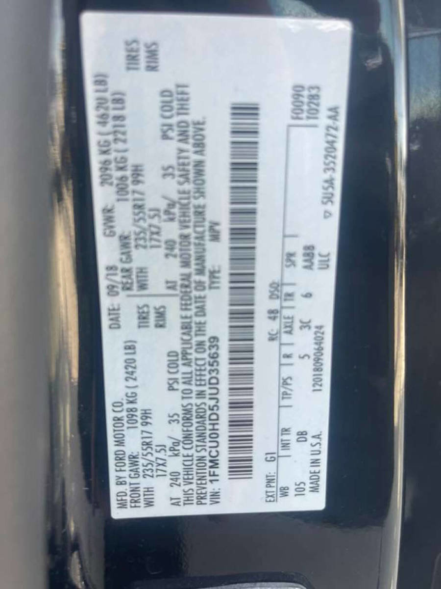 Used 2018 Ford Escape SEL image 20