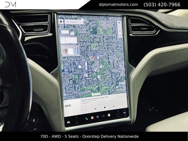 Used 2015 Tesla Model S 70D AWD/4WD image 32