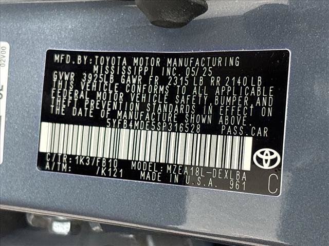 Certified 2025 Toyota Corolla LE FWD image 27