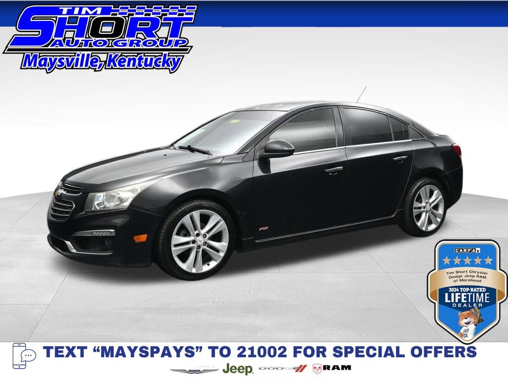 Used 2015 Chevrolet Cruze LTZ w/ Sun, Sound and Sport Package FWD image 1