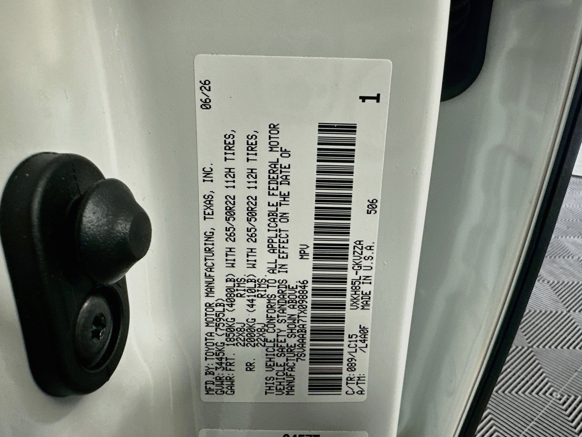 New 2026 Toyota Sequoia Capstone AWD/4WD image 12