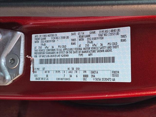 Used 2014 Ford Escape Titanium w/ Equipment Group 401A AWD/4WD image 14