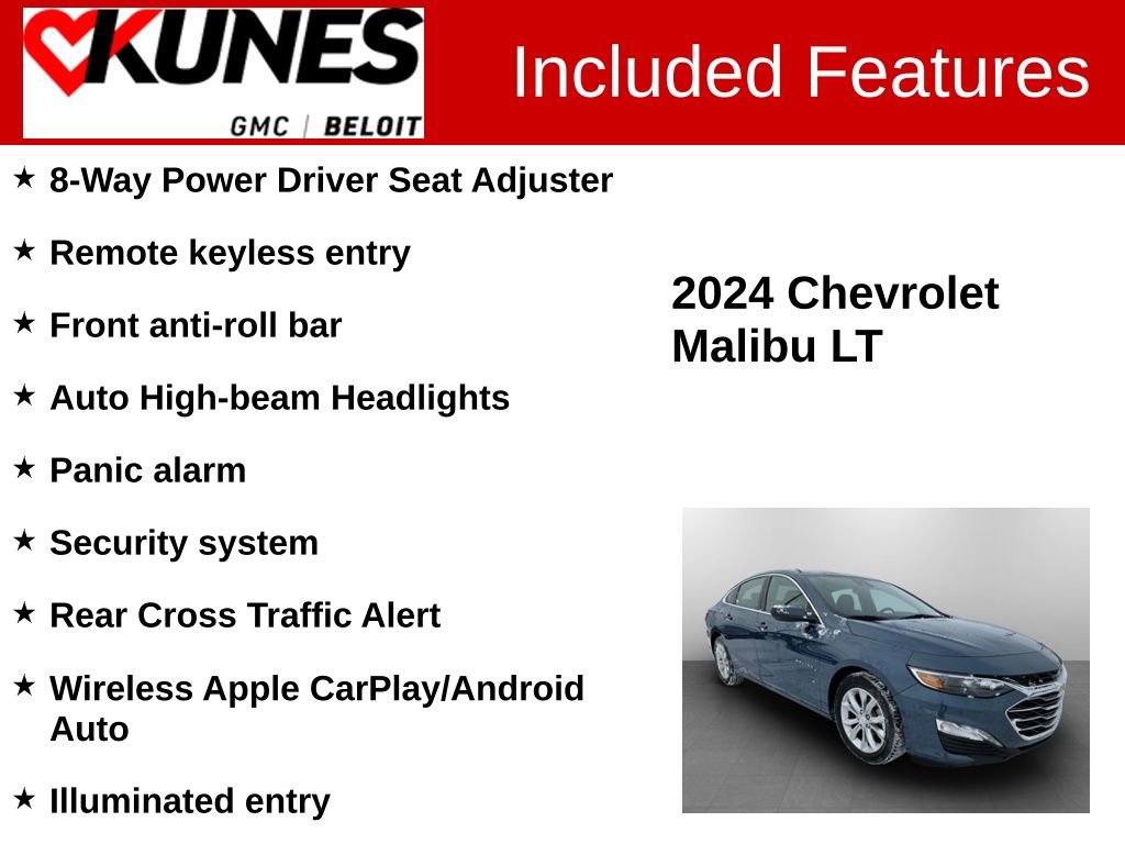 Used 2024 Chevrolet Malibu LT image 3