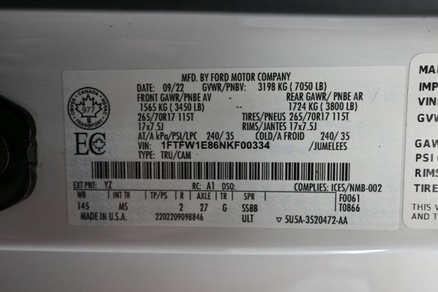 Used 2022 Ford F150 XLT AWD/4WD image 40