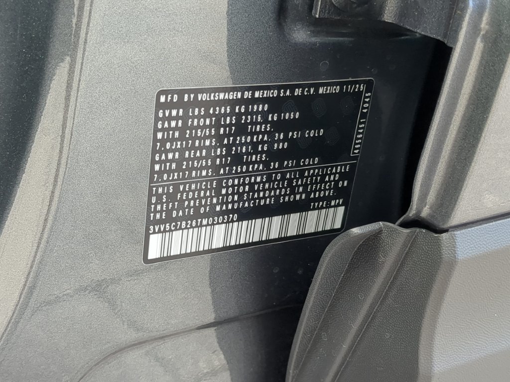 Certified 2026 Volkswagen Taos S FWD image 32