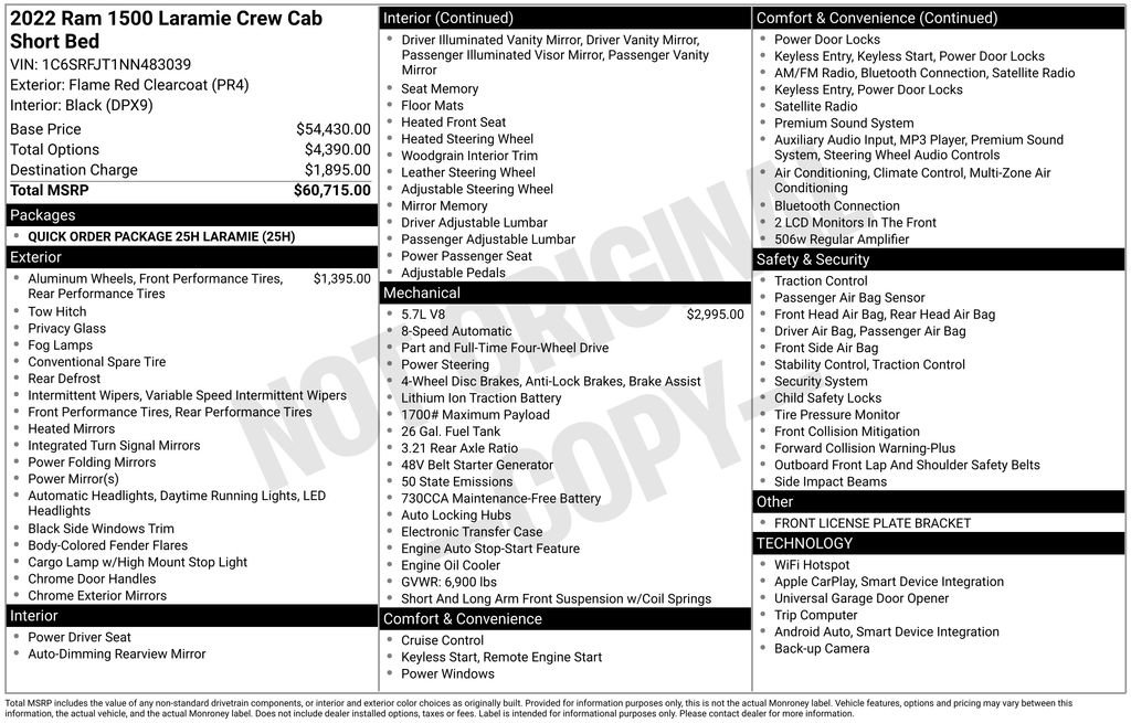 Used 2022 RAM 1500 Laramie image 55