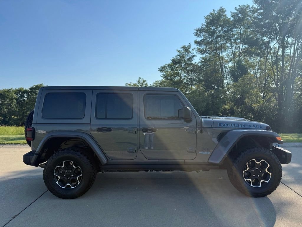 Used 2022 Jeep Wrangler Unlimited Rubicon 4xe w/ Steel Bumper Group AWD/4WD image 2