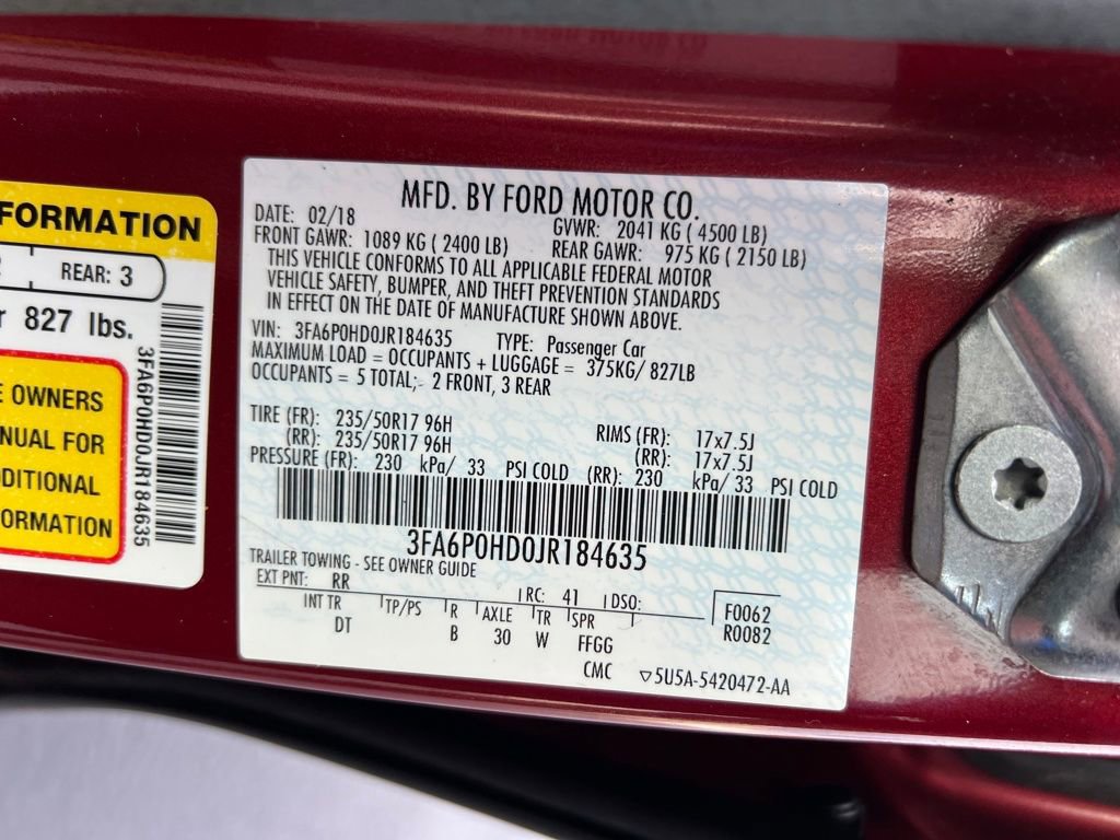 Used 2018 Ford Fusion SE image 31