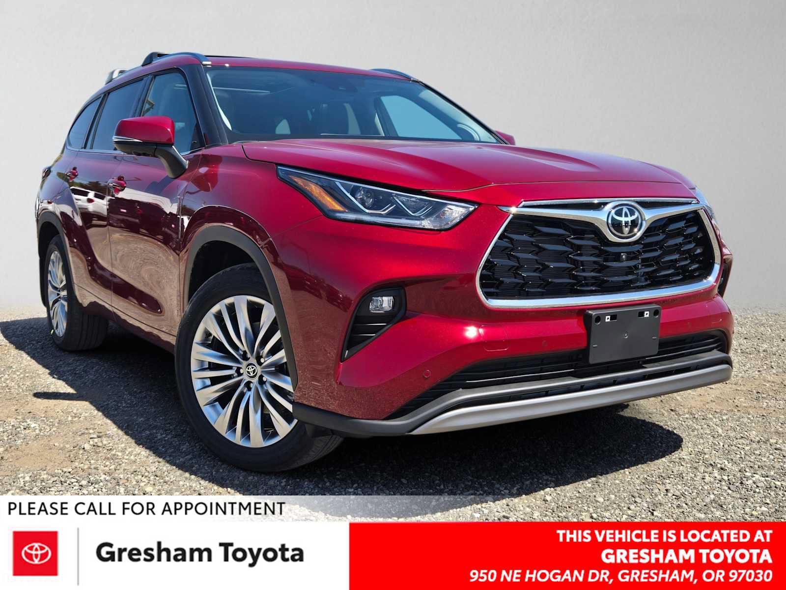 New 2026 Toyota Highlander Platinum