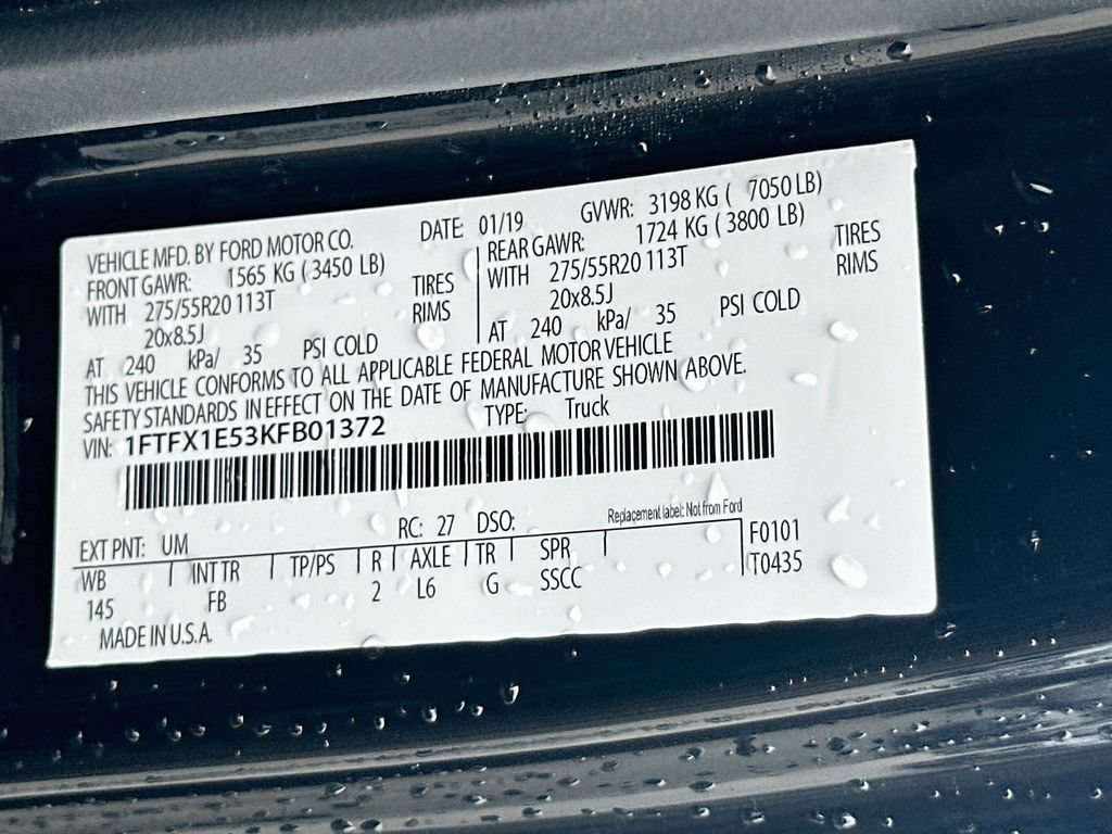 Used 2019 Ford F150 XLT w/ Equipment Group 302A Luxury AWD/4WD image 26