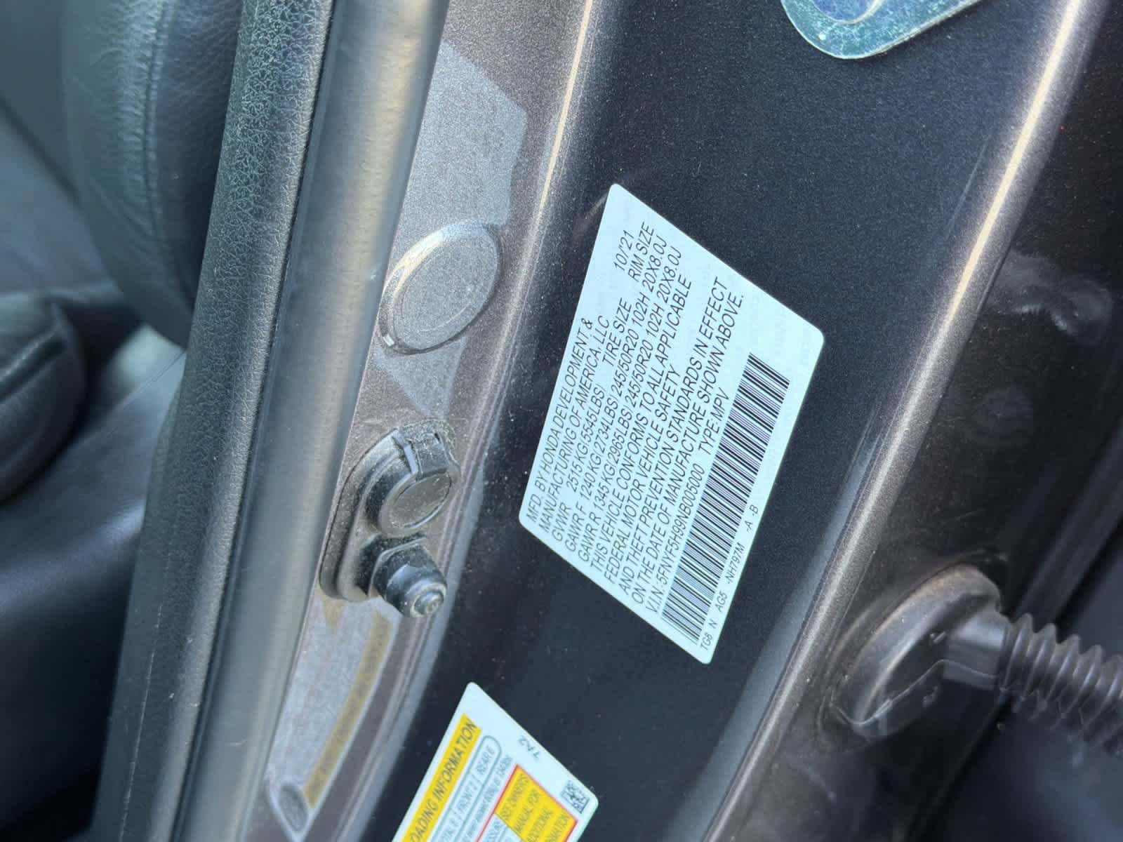 Used 2022 Honda Pilot Touring image 33