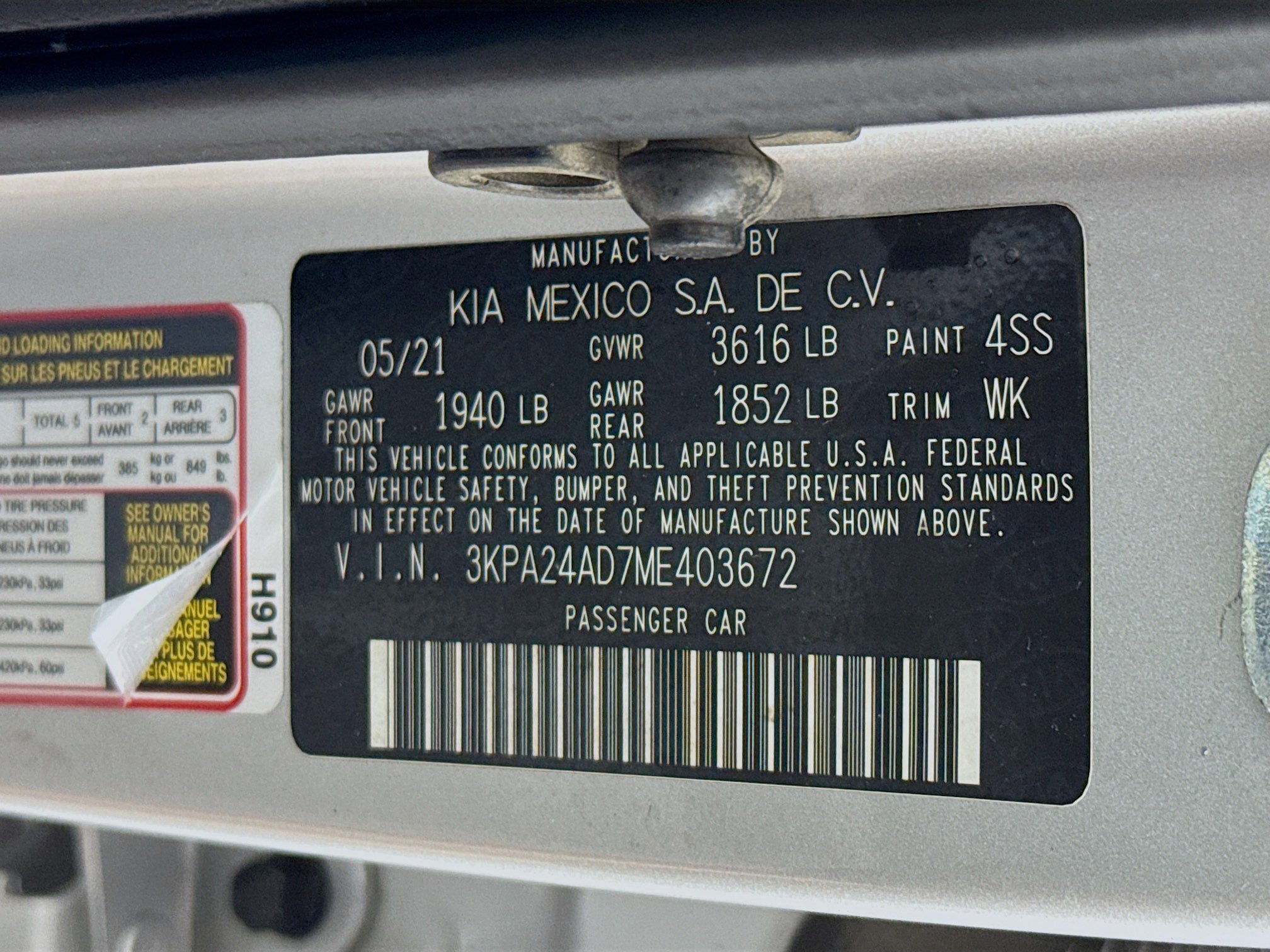 Used 2021 Kia Rio S image 38