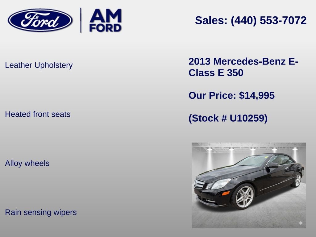 Used 2013 Mercedes-Benz E 350 Cabriolet image 24