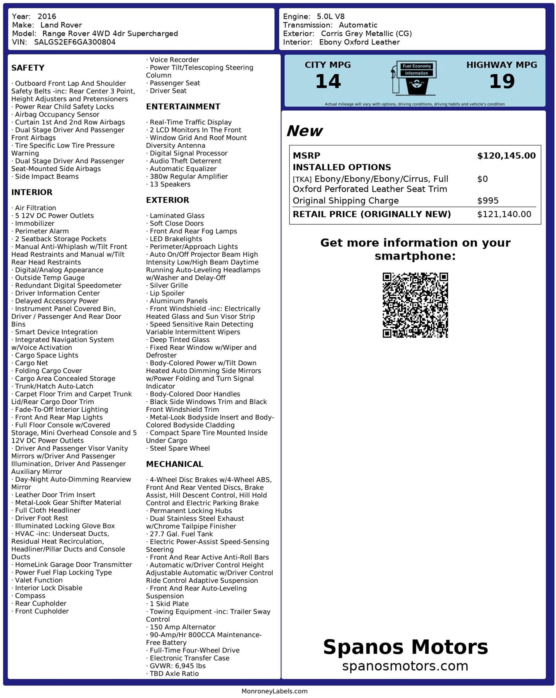 Used 2016 Land Rover Range Rover Supercharged image 3