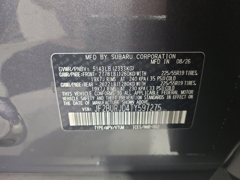 New 2026 Subaru Outback Touring XT AWD/4WD image 30
