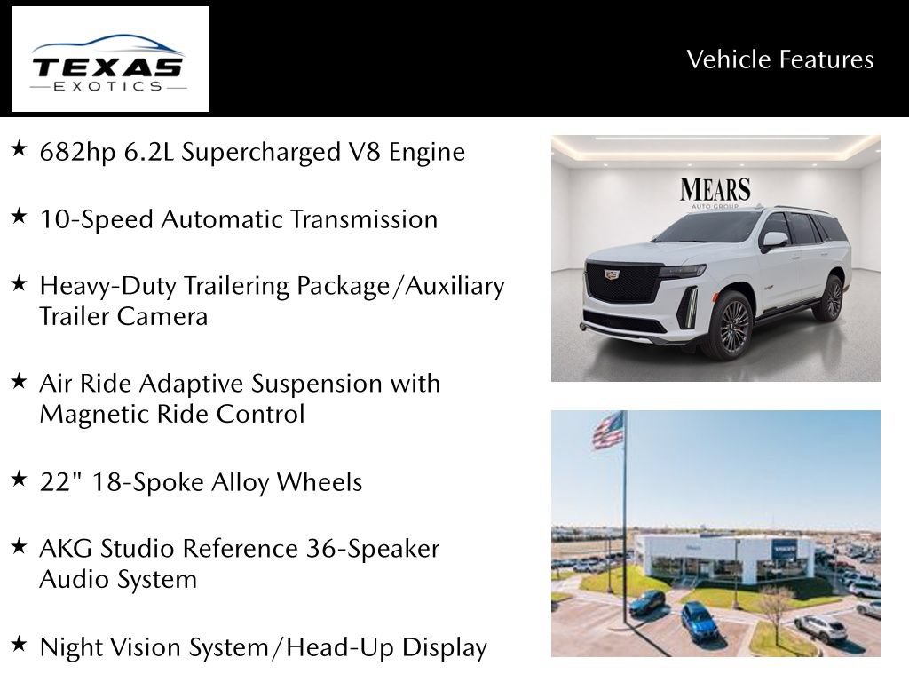 Used 2024 Cadillac Escalade V w/ Heavy-Duty Trailer Package AWD/4WD image 2
