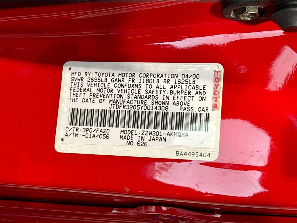 Used 2000 Toyota MR2 image 20