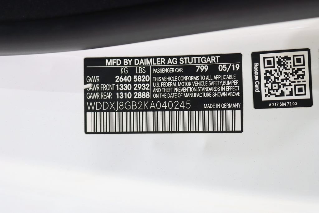 Used 2019 Mercedes-Benz S 560 4MATIC Coupe image 47